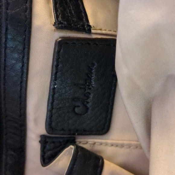 Vintage 2010s Cole Haan Black Pebbled Leather Shoulder Bag - Picture 3 of 5